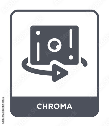 chroma icon vector