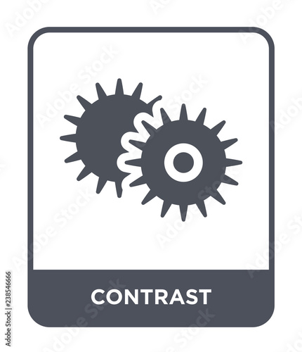 contrast icon vector