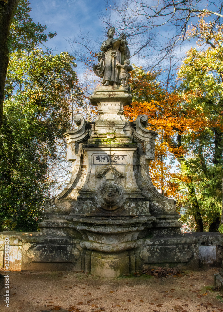 Statue at Bom Jesus, Braga, Portugal