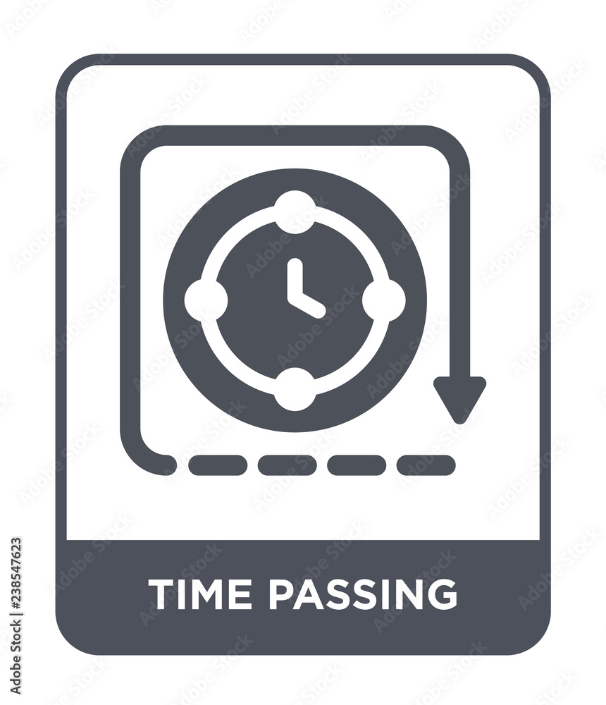 time passing icon vector time passing icon vector