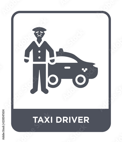 taxi driver icon vector
