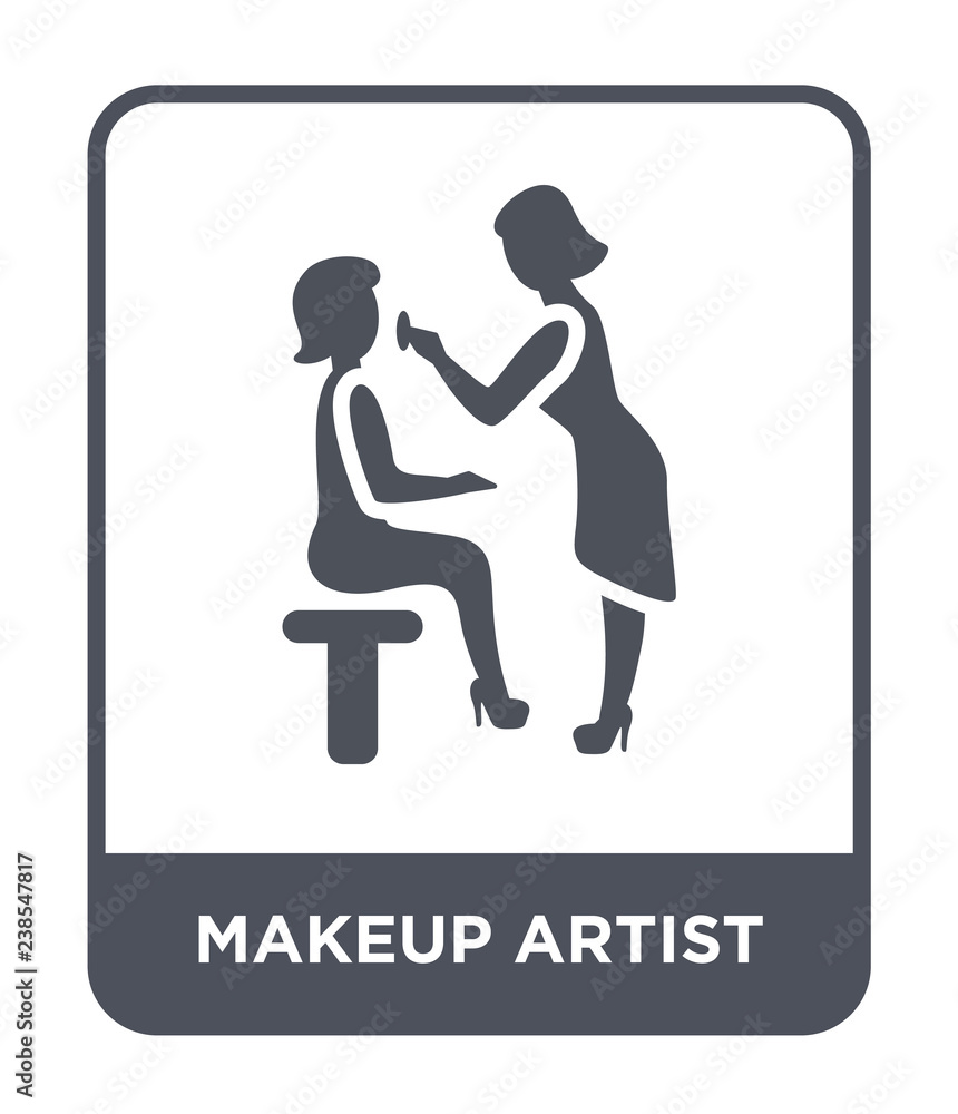 makeup artist icon vector makeup artist icon vector