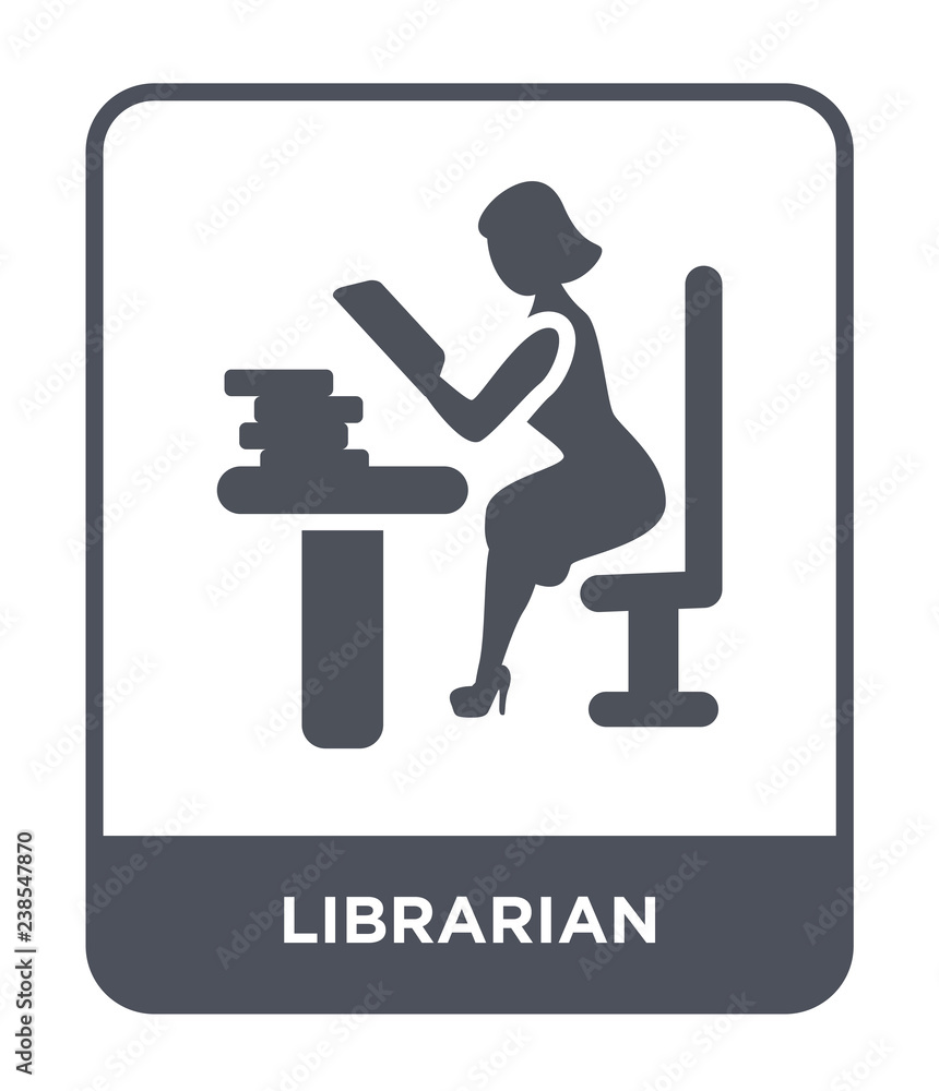 librarian icon vector librarian icon vector