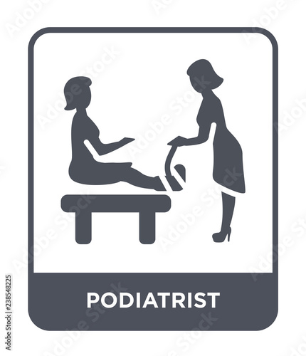 podiatrist icon vector