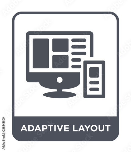 adaptive layout icon vector