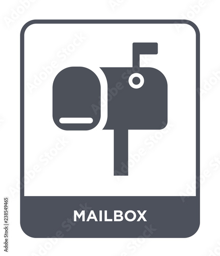 mailbox icon vector