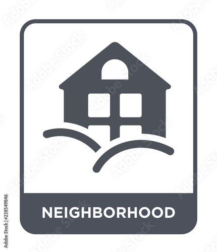 neighborhood icon vector