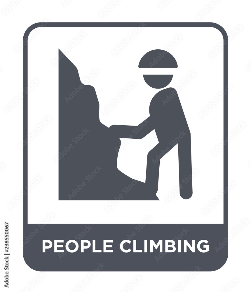 people climbing icon vector people climbing icon vector