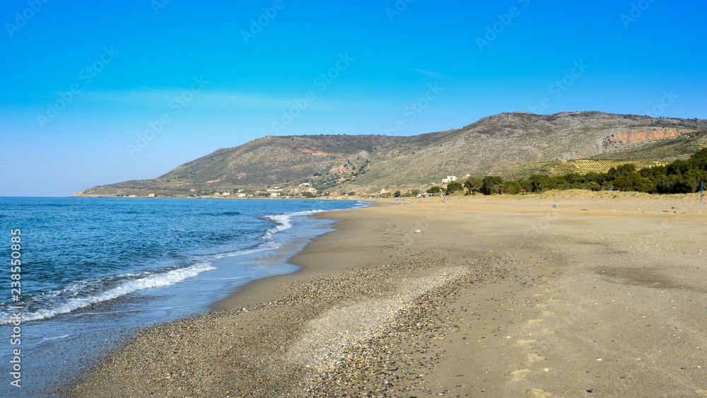 Plaża w Pirgos, Kreta
