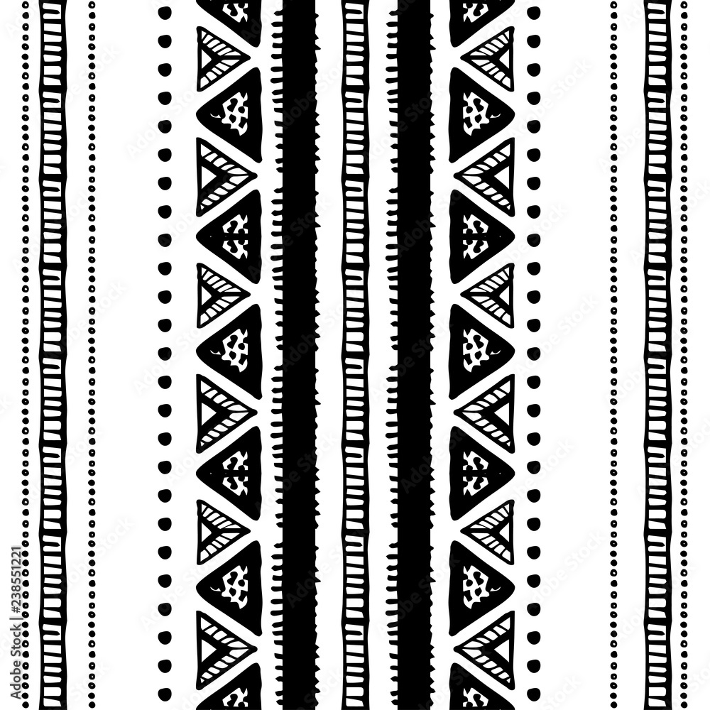 Ethnic seamless pattern in native style. Ethnic seamless pattern in native style.