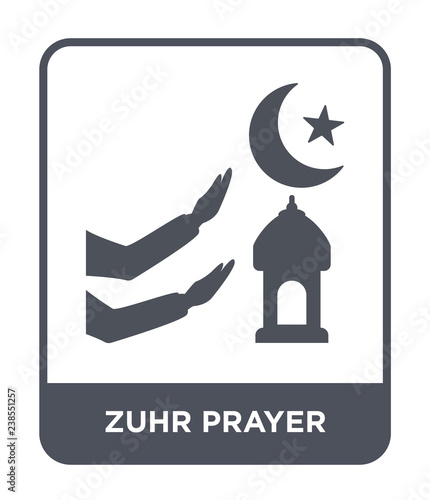 zuhr prayer icon vector