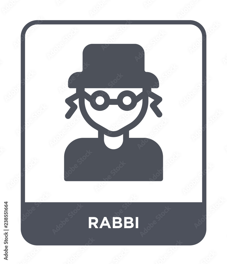 rabbi icon vector