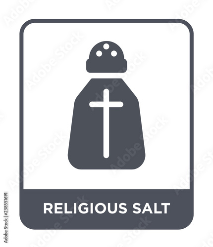 religious salt icon vector