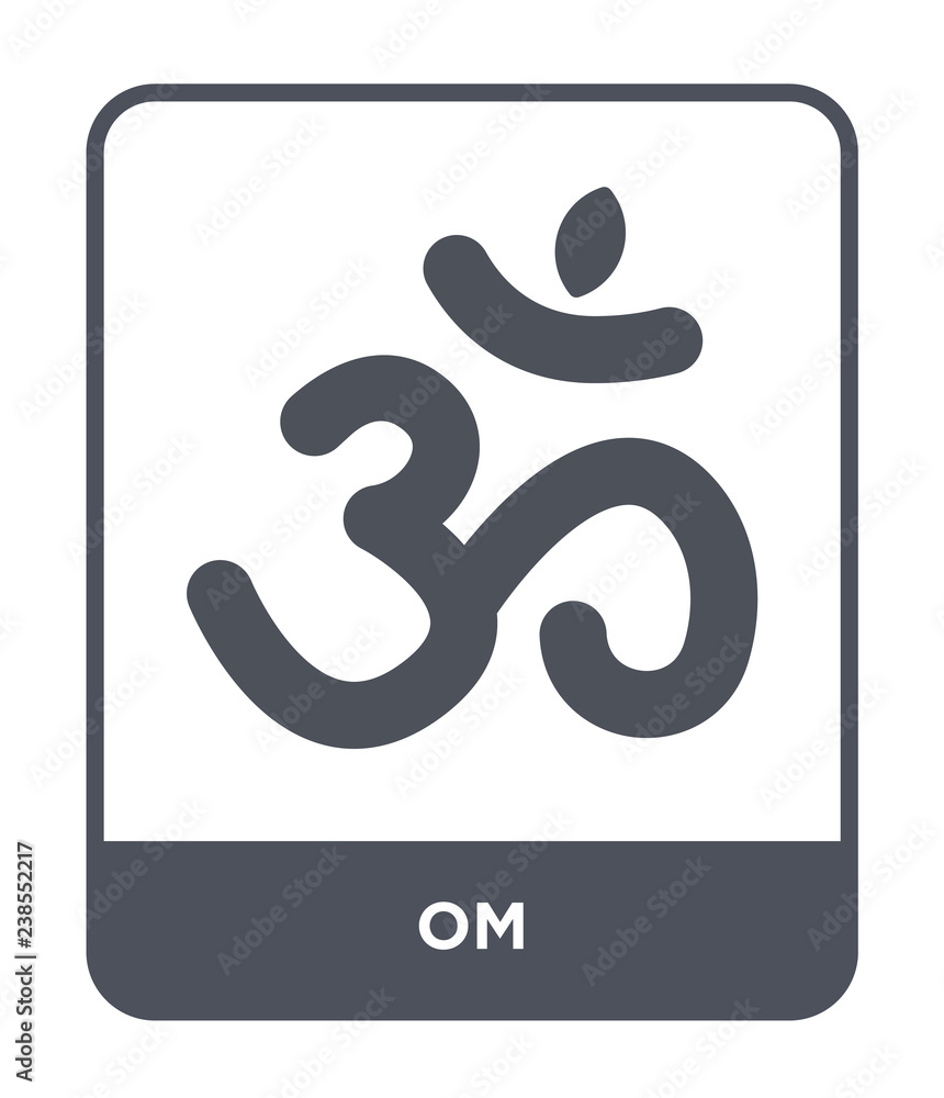 om icon vector om icon vector