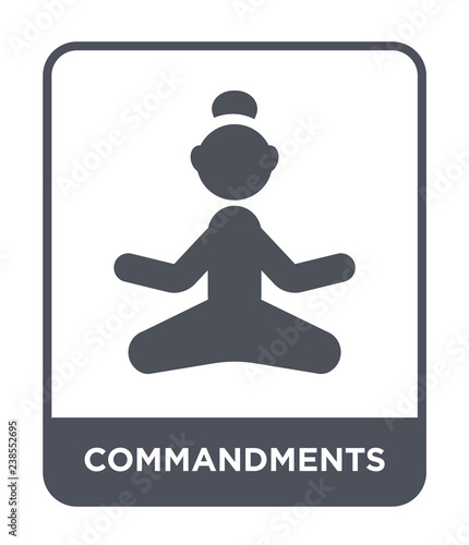 commandments icon vector