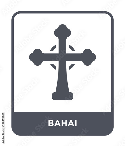 bahai icon vector