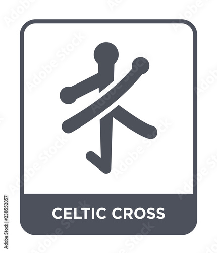 celtic cross icon vector
