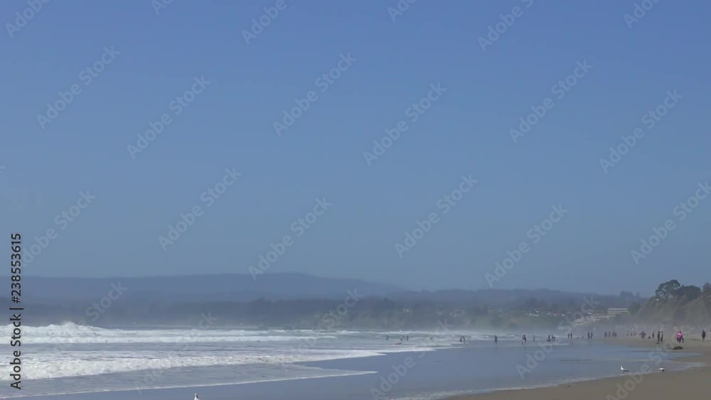 The Pacific Ocean at Rio del Mar, Santa Cruz County, California, USA, 2018 The Pacific Ocean at Rio del Mar, Santa Cruz County, California, USA, 2018