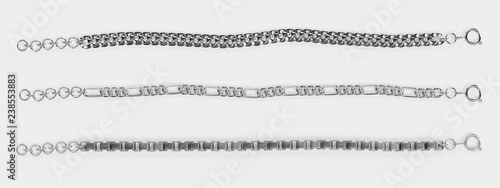 Realistic 3D Render of Chains