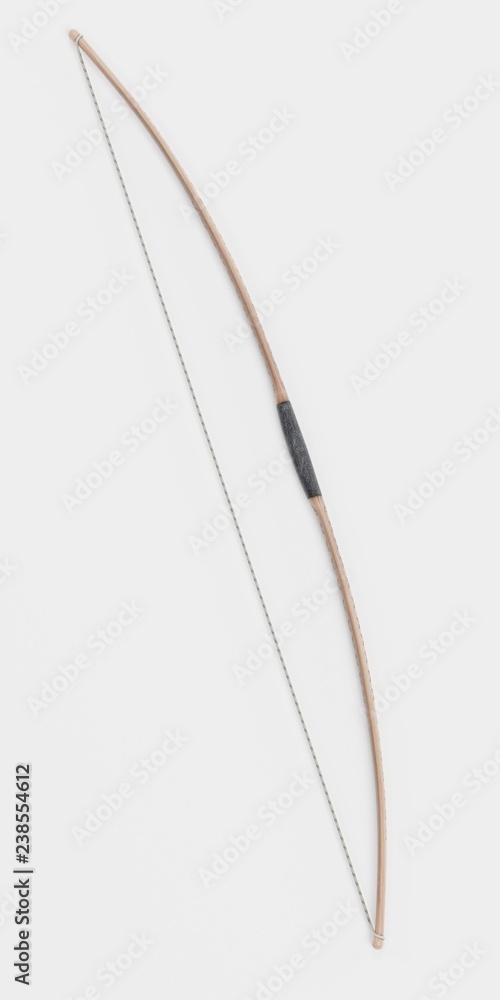 Realistic 3D Render of Viking Bow Realistic 3D Render of Viking Bow