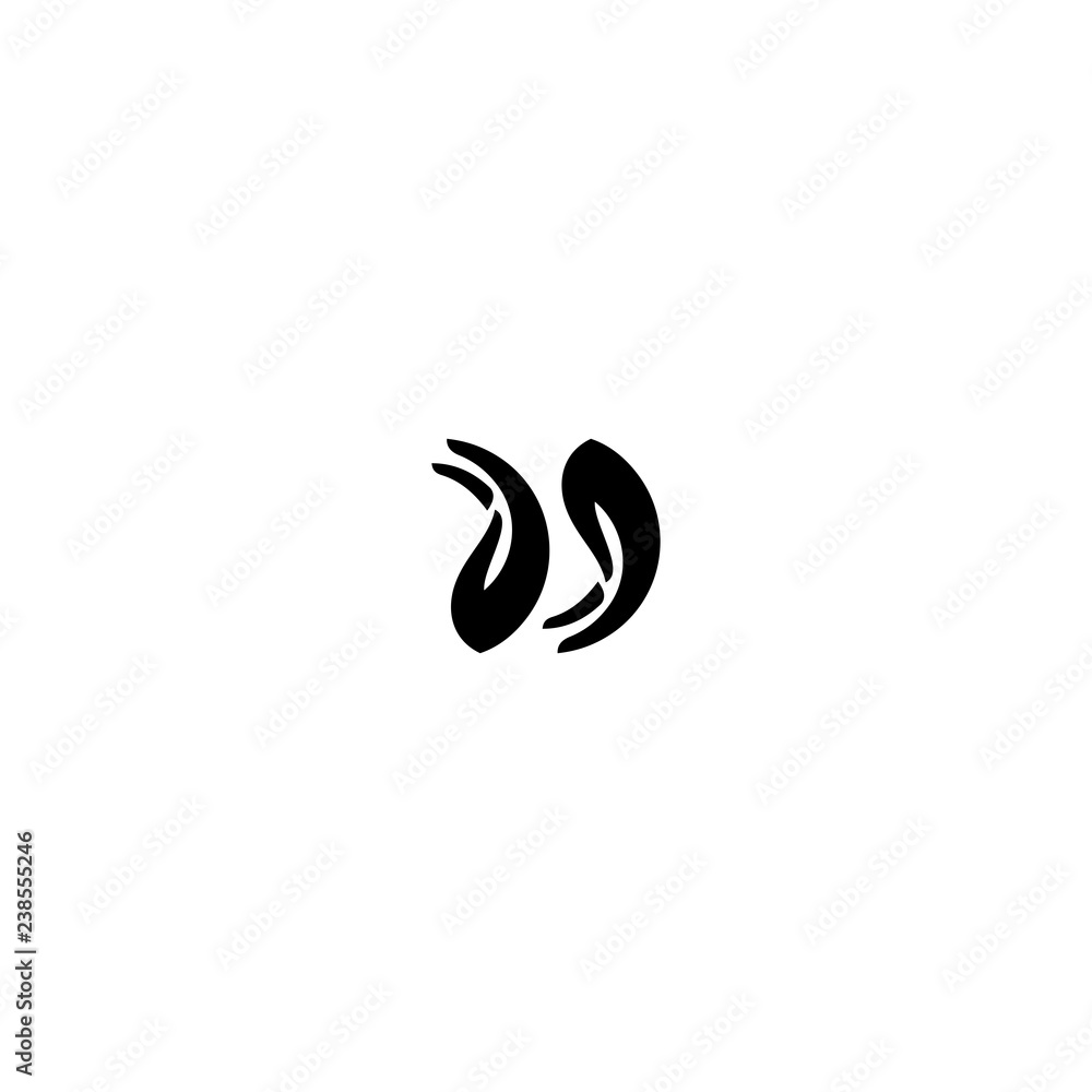 Hand Care Silhouette Abstract Creative Business Logo Hand Care Silhouette Abstract Creative Business Logo