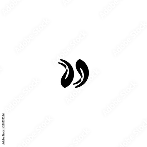 Hand Care Silhouette Abstract Creative Business Logo © ade