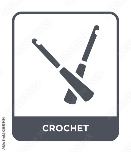 crochet icon vector
