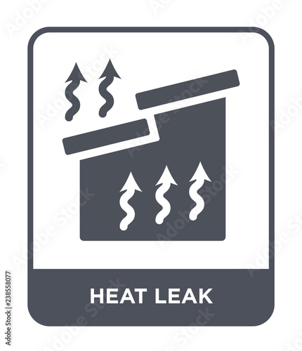 heat leak icon vector
