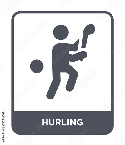 hurling icon vector