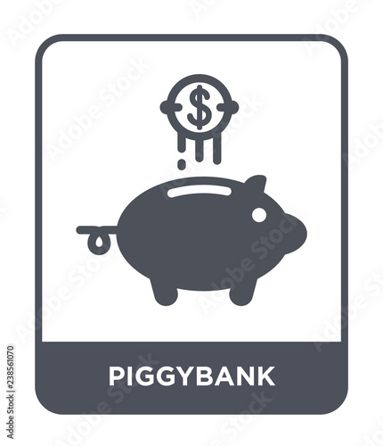 piggybank icon vector