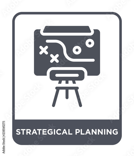 strategical planning icon vector