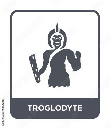 troglodyte icon vector