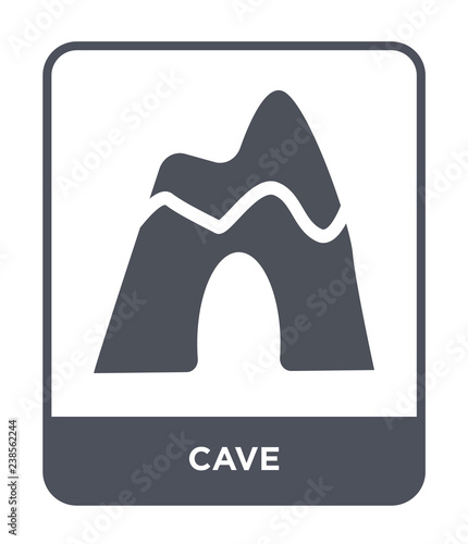 cave icon vector