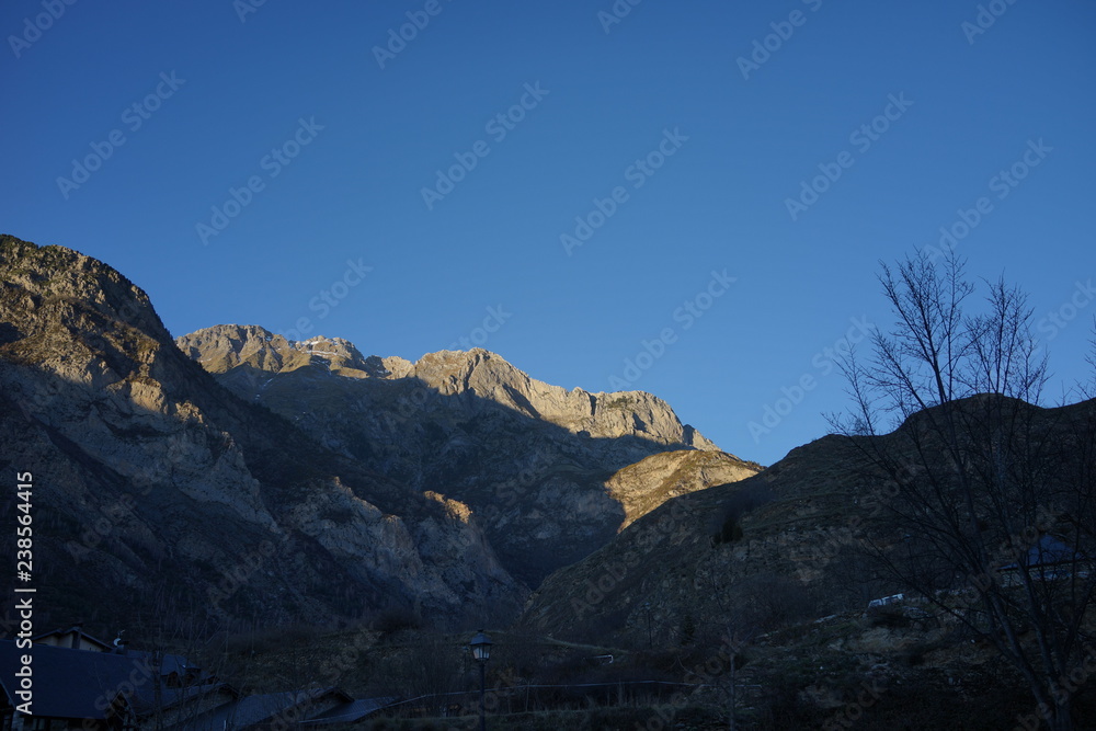 Mountain in Benasque, Huesca. Spain