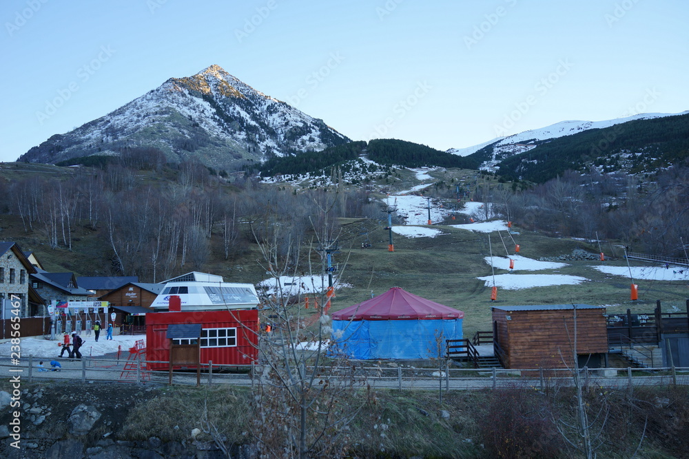 Cerler. Ski area of Huesca. Aragon, Spain