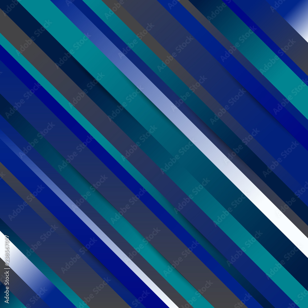 Obraz premium Bright colors diagonal stripes abstract background. Thin and thick slanting lines wallpaper. Vector illustration