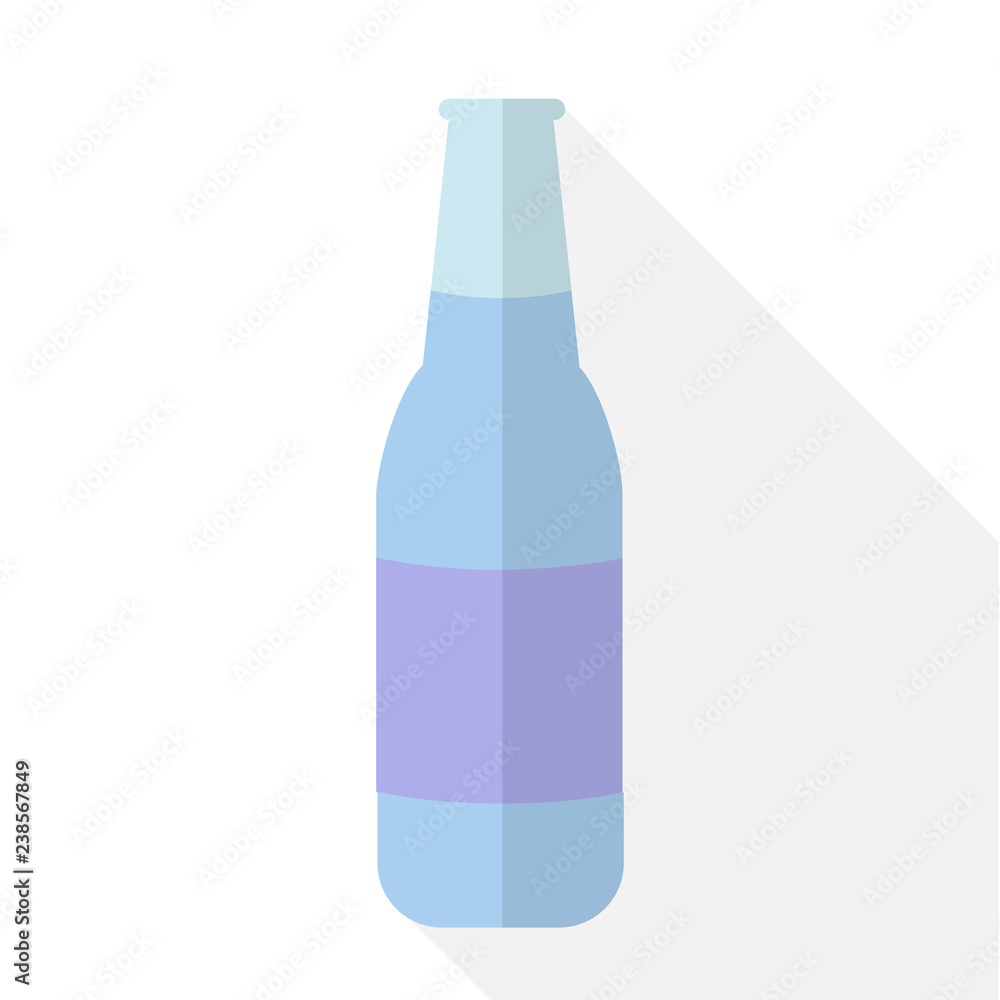 Bottle flat icon Bottle flat icon