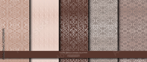 Fototapeta luxury abstract pattern collection texture background template vector design