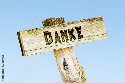 Schild 329 - Danke photo