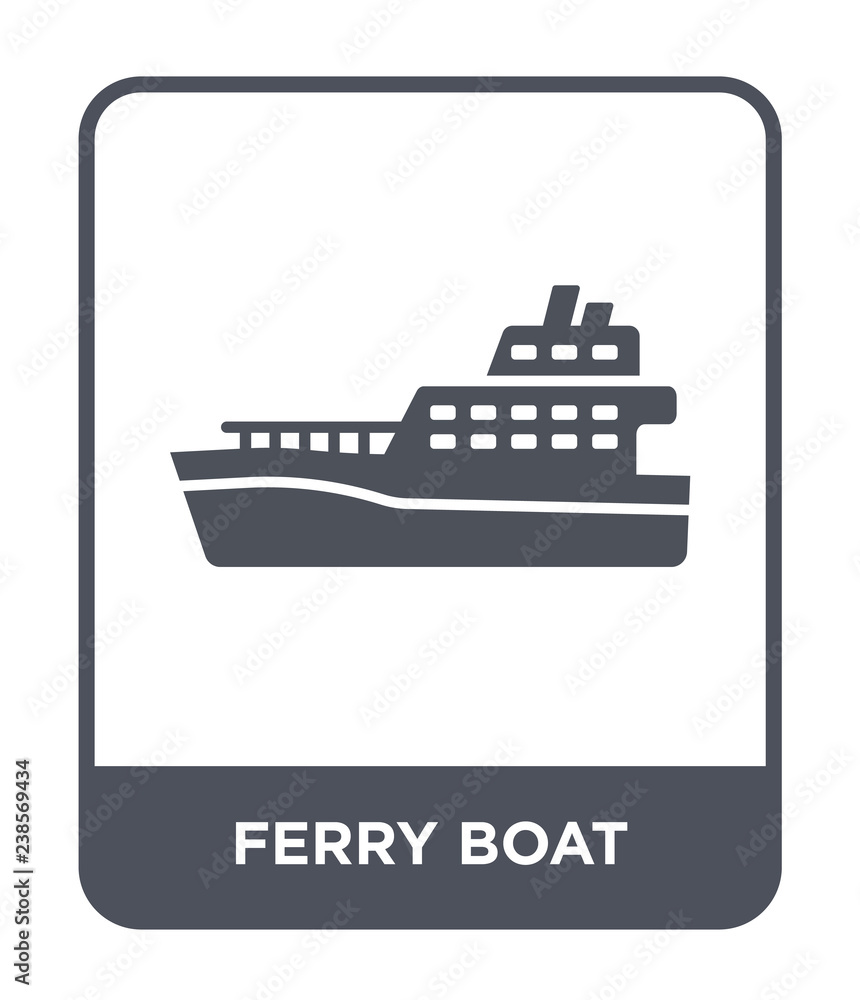 ferry boat icon vector ferry boat icon vector