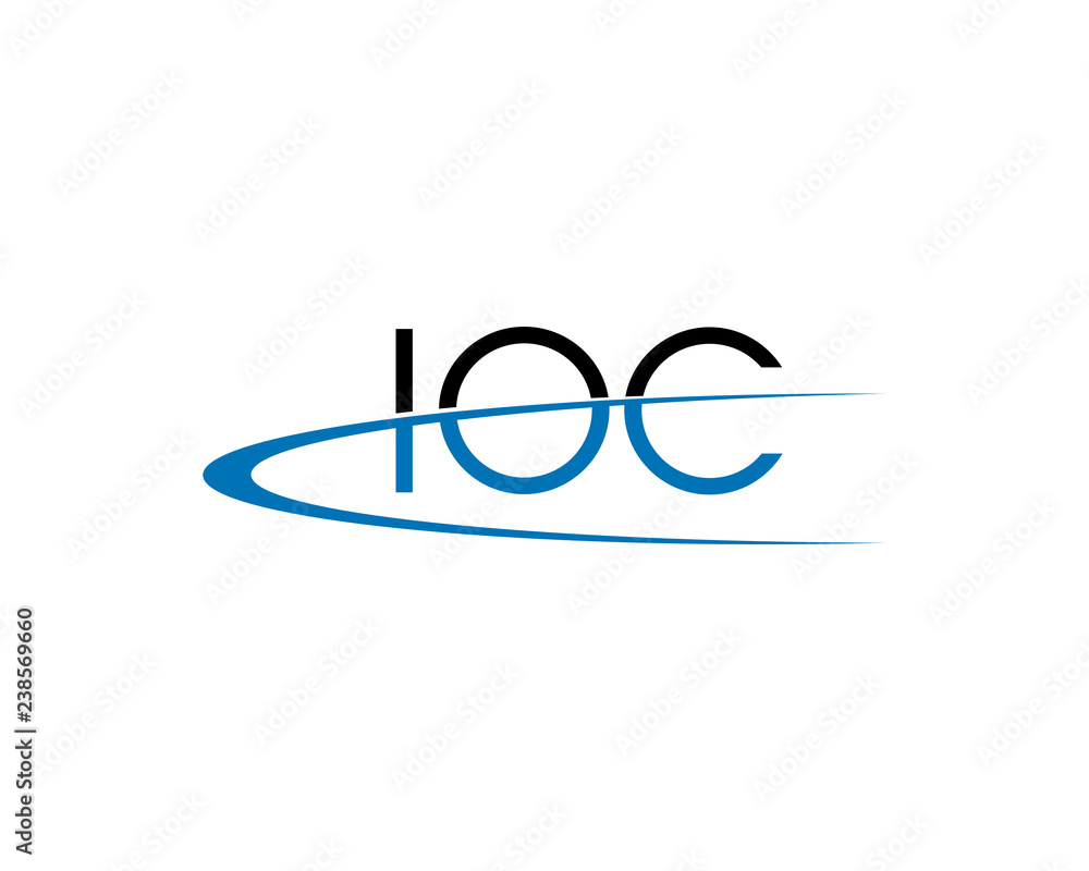 Initial Letter IOC Logo Template Design Initial Letter IOC Logo Template Design