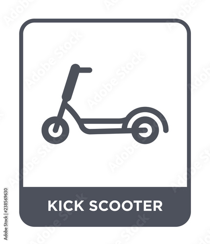 kick scooter icon vector
