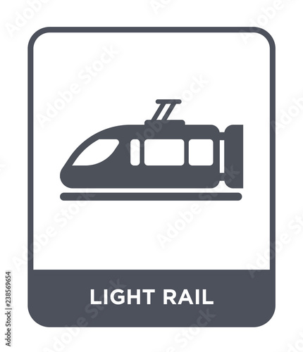light rail icon vector