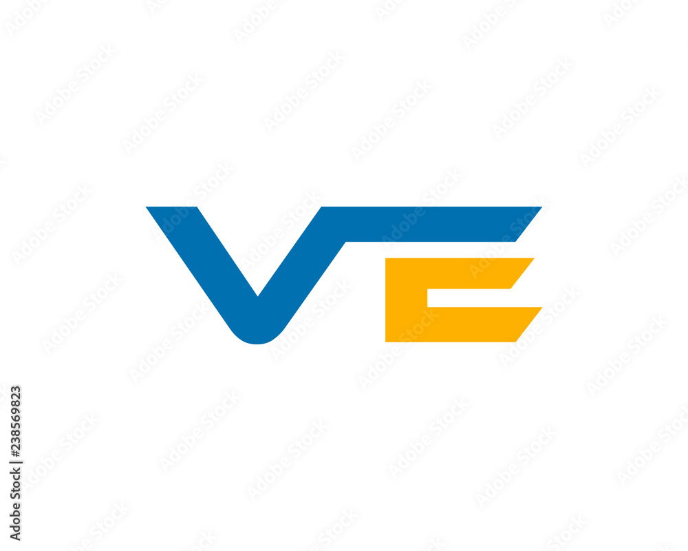 Initial Letter VE Logo Template Design Initial Letter VE Logo Template Design
