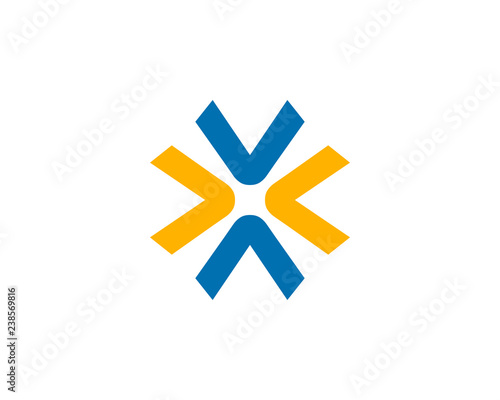 Initial Letter V Logo Template Design
