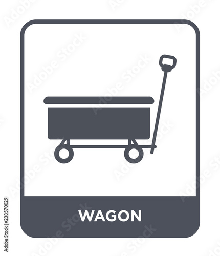 wagon icon vector