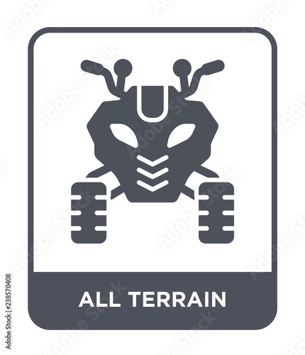 all terrain icon vector