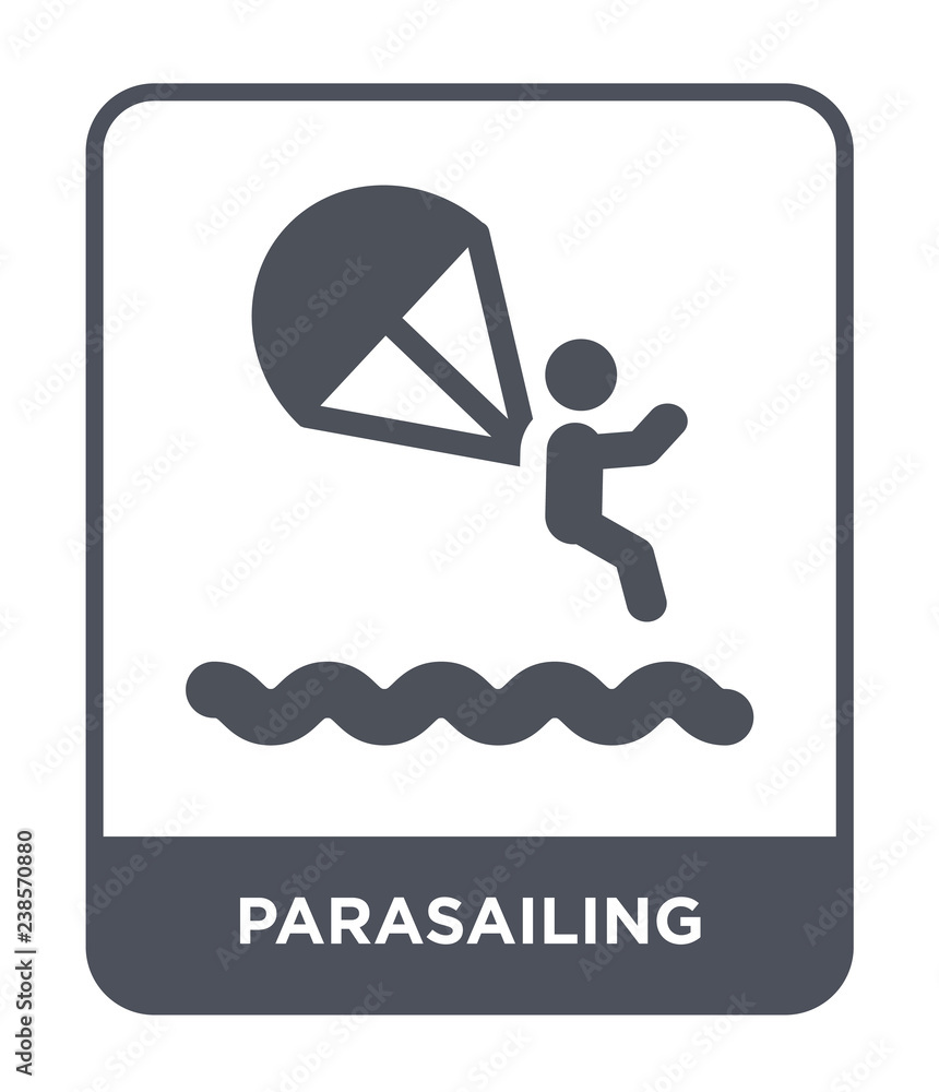 parasailing icon vector parasailing icon vector