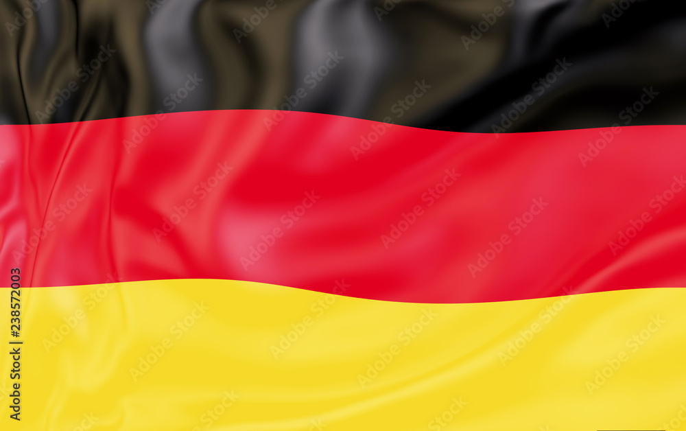 Naklejka premium Flag of Germany. Nationals flags of world country turning