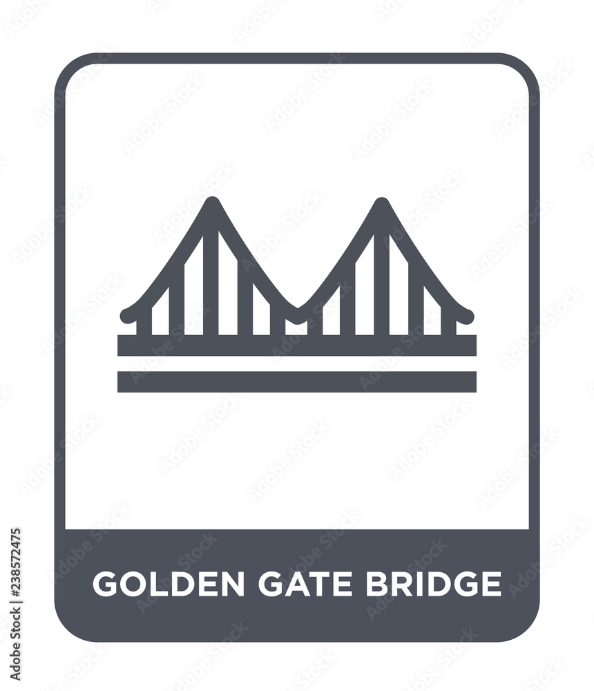 golden gate bridge icon vector golden gate bridge icon vector